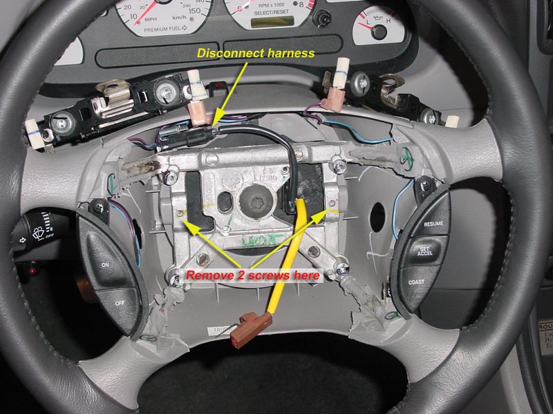 How to install an FR500 steering wheel