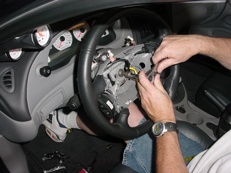How to install an FR500 steering wheel