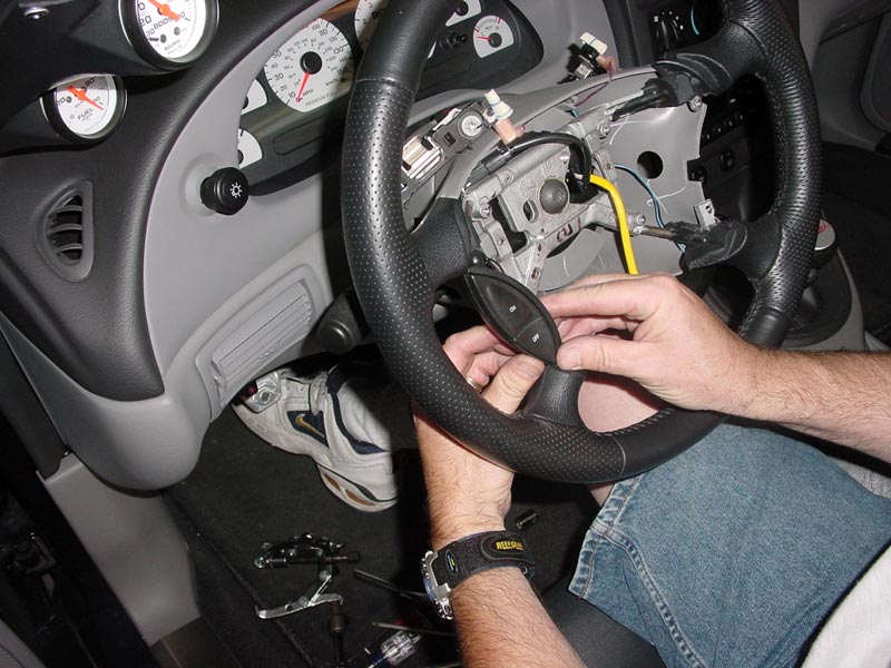 How to install an FR500 steering wheel