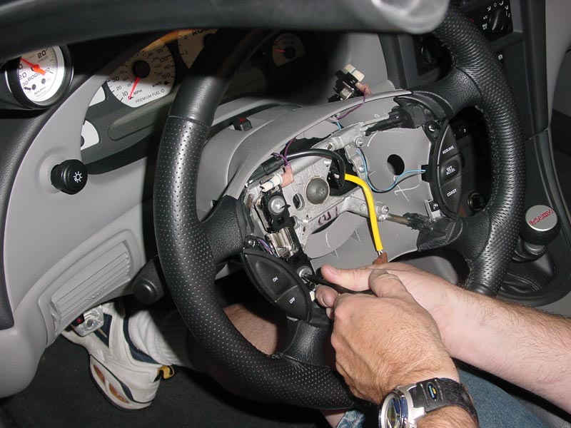 How to install an FR500 steering wheel