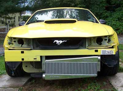 Vortech Intercooler install Ford Mustang