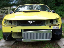 How to install a custom intercooler on your 99-04 Mustang GT